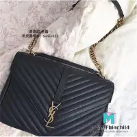 在飛比找Yahoo!奇摩拍賣優惠-【二手】正品 Saint Laurent 大款 COLLEG