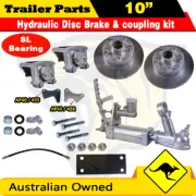 10" Galvanised 5 Stud Boat Trailer Hydraulic Disc Brake & coupling kit. Caravan