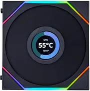 Lian Li RTLLCD120-1B UNI Fan TL LCD 120 mm 1900 RPM Computer Case Fan with 1.6-Inch LCD Screen, Black