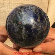 1.16LB Natural Sodalite Ball Quartz Crystal Sphere 72mm Gem Reiki Healing XQ1645