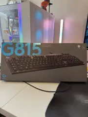 Logitech G815 Lightsync Clicky Full Keyboard RBG Wired Black