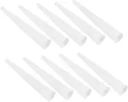 SHINEOFI 100pcs Caulking Nozzle Tips Plastic Caulking Finishing Tools with Female Thread Design for Easy Installation for Sealing Gaps Kitchen Bathroom and Tile Repair