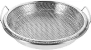 NAMOARLY Stainless Steel Drain Rack Guard Baskets Vegetable Drainer Kitchen Sieve