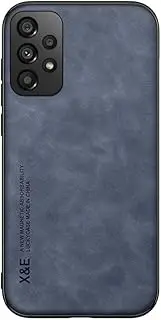 [Kepuch] Silklike Case for Samsung Galaxy A13 4G - Cover Bumper Built-in Metal Plate for Samsung Galaxy A13 4G - Blue