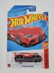 2022 Hot Wheels '20 TOYOTA GR SUPRA #241/250 Then and Now 8/10 (Red)