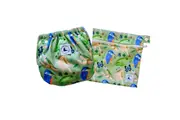 Reusable Swim Nappy & Mini Wet Bag Combo ~ Forest