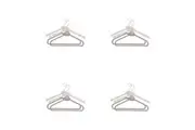 4x 2pc Joseph Joseph Orderly Suit & Coat Wardrobe Hanger Hanging Organiser Ecru
