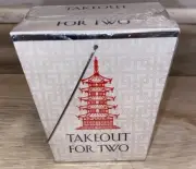 Takeout For Two Mega Mini Kits with Tiny Chopsticks Lanterns And More New Sealed