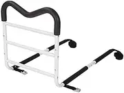 Bed Assist Rail Steel Bed Rail Foam Grip Bed Railing Medical Assist Railing for Elderly Adults Portable Bed Assist Bar
