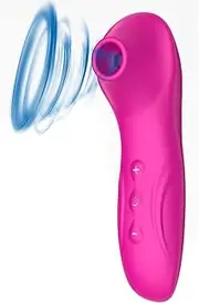 Silicone Waterproof Power Massager, Electric Comfort Toys Ladies Sucking Massager Portable Bed Exercise Tool