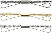 [Yardenfun] 3pcs Business Tie Clips Metal Necktie Clips Gold Silver Black and Lightweight Shirt Collar Accessories for Men for Weddings Anniversaries and Daily Wear