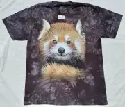 The Mountain Red Panda Bear Giant Kung Fu Panda Peace Luck Cotton T-Shirt Large