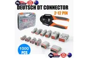 1000PCS Deutsch DT Connector Plug Kit With Genuine Deutsch Crimp Tool Auto Marine