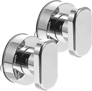 MAGICLULU 2Pcs Stylish Suction Cup Handles Self Stick Bathroom Door Cabinet Grip for Glass Doors Toilet Lids Versatile Adhesive Pull Handles Easy Installation