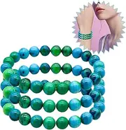 AGSIXZLAN Bracelet For Women Men, 8mm, Gemstone