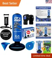 Ultra-Durable Inflatable Punching Bag - Complete Kids Boxing Kit for Ages 4-12