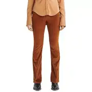 Rag & Bone Womens Peyton Brown Corduroy Mid Rise Bootcut Pants 30 BHFO 6552