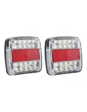 [Giantz] Pair 26 LED Tail Lights 12V in Black