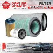 Sakura Oil Air Fuel Filter Service Kit for Nissan UD PK235 PK245 PK265 6.9L TD