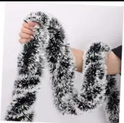Garland Christmas Decorations,33Ft Xams Tinsel Frosted Garland Decor for Tree