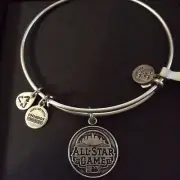 ALEX AND ANI ALL-STAR CHARM WITH BRACELET SILVER NWT