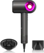 High-Speed Ionic Hair Dryer w/ Diffuser – Low Noise, Fast Drying, Travel Pro