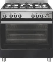 Emilia 80cm Gas Cooker Matt Black