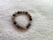 Colourful Tourmaline Crystal Bead Bracelet Natural Gemstone Healing 8mm beads