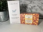 Crabtree & Evelyn Bar Soap Oatmeal Wheatgerm & Almond /Honey & Goatsmilk Cream
