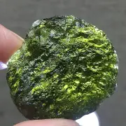 64.75Ct Genuine MOLDAVITE Czech Republic Certificate of Authenticity
