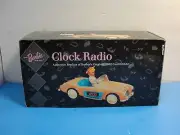 Vtg 1996 Barbie AM FM Clock Radio Alarm 1962 Austin Healey Convertible Car