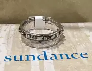 NWT Sundance Catalog Silver Gold “Path Of Gold Ring” Size 8 $298
