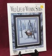 Quiet Moments Wild Life of Wyoming Series Cross Stitch Pattern Leaflet- Bull Elk