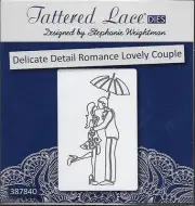 TATTERED LACE Cutting Die - DELICATE DETAIL ROMANCE LOVELY COUPLE