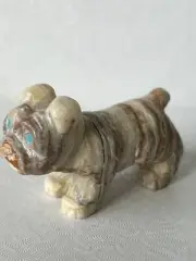 Zuni Terrier Benji Dog Fetish Cody Nastacio Picasso Marble *SIGNED* Large 0146