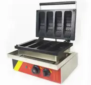 110V Nonstick Electric Stuffed Waffle Maker Commercial Waffle Maker Cake Baker