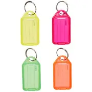 J.Burrows Key Tags Fluoro 4 Pack