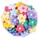裝飾小花 樹脂花朵DIY配件 手工藝材料牆貼裝飾假花兒童髮飾配件