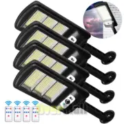 1-4PK LED Solar Power Wall Light PIR Motion Sensor Outdoor Garden Security Lamp