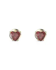 Swarovski Chroma Heart Crystal Stud Earrings