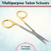 Mini Salon Scissors for Men Women Beard Trimming Eyebrows Care Manicure 4.5" STR