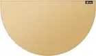 FLASLD Fireproof Fireplace Mat 24×42Inch Half Round Hearth Rug Protects Floor...