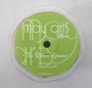 May Arts Satin String Cord Ribbon Antique Gold 1/8" x 100yd Nylon Gift Wrap