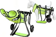 Dog or Cat Wheelchair for Back Legs,Adjustable Pets Wheelchairs Mobility Aids for Disabled Pets，Adaptable to Many Terrain and Scene (XS)