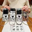 For Samsung Galaxy Z Flip6 Flip5 Flip4 Flip3 Shockproof Lanyard Phone Case Cover