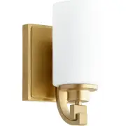 Quorum International 5407-1-80 Lancaster Wall Sconce Aged Brass