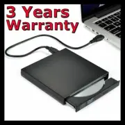 External Drive USB 2.0 Burner CD RW DVD ROM Reader Writer For Mac Windows 7/8/10