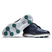 FootJoy Men's Traditions Shield Tips- Navy Golf Shoes