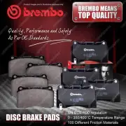 8Pcs Brembo F+R Disc Brake Pads for Mitsubishi Pajero V8 V9 Long Wheelbase (for: Mitsubishi)