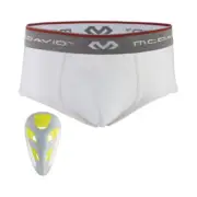 New MCDAVID 9110 Performance Compression BRIEF w/ Flex CUP Peewee Large Ages 4-6
